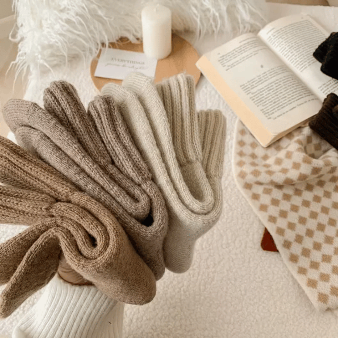 Elodie Cozy Sweater Socks - 5 Pairs