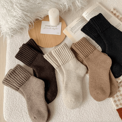 Elodie Cozy Sweater Socks - 5 Pairs