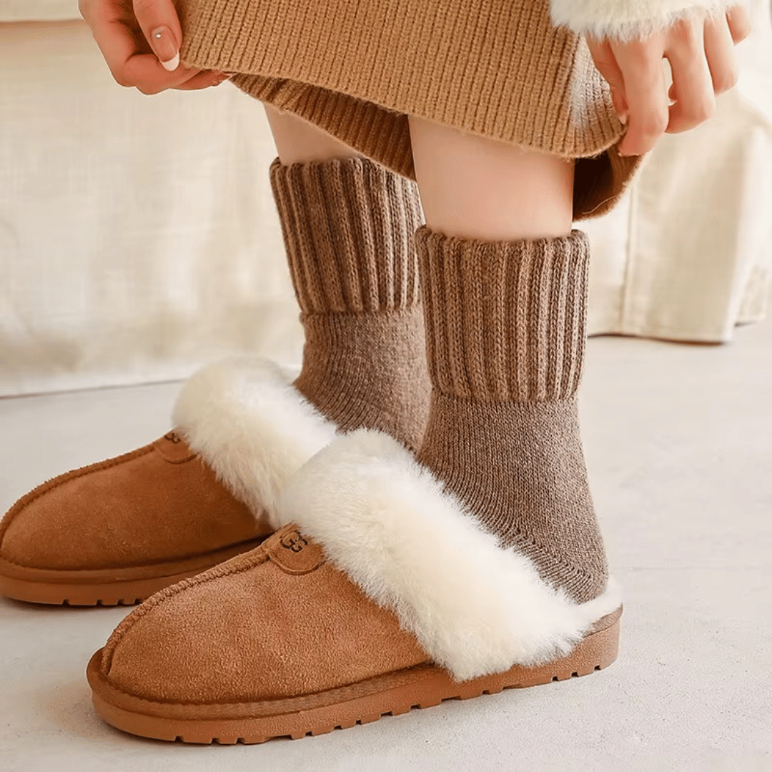 Elodie Cozy Sweater Socks - 5 Pairs