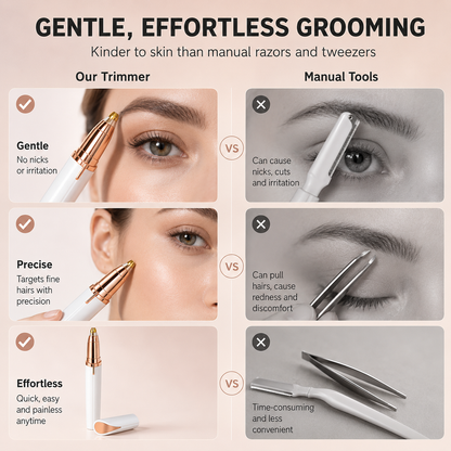 Evina™ PrecisionGlow Face Trimmer