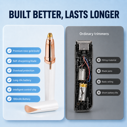 Evina™ PrecisionGlow Face Trimmer