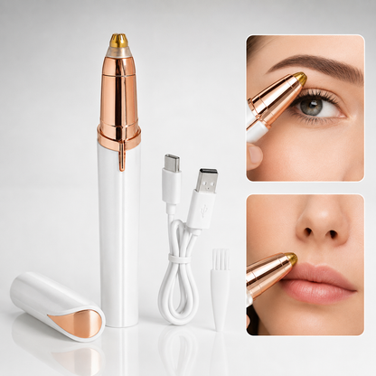 Evina™ PrecisionGlow Face Trimmer