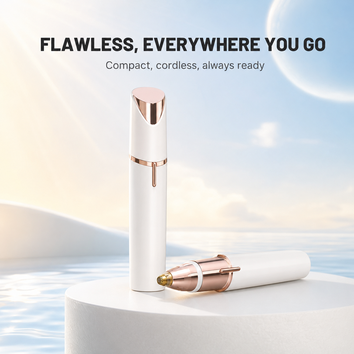 Evina™ PrecisionGlow Face Trimmer