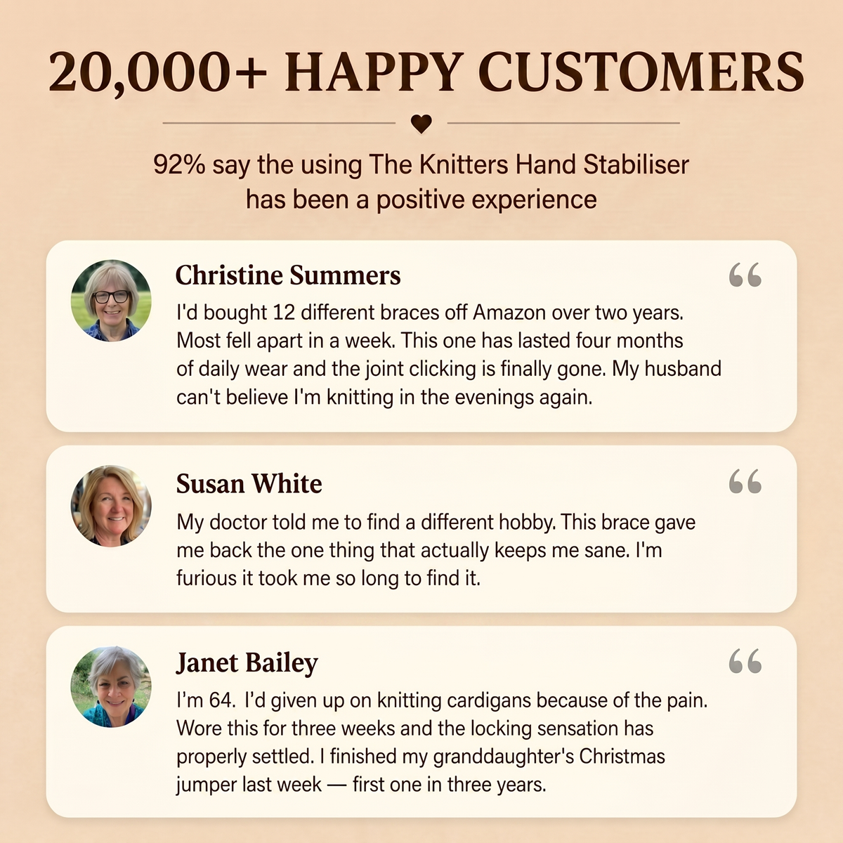 Valena™ Knitter's Hand Stabiliser