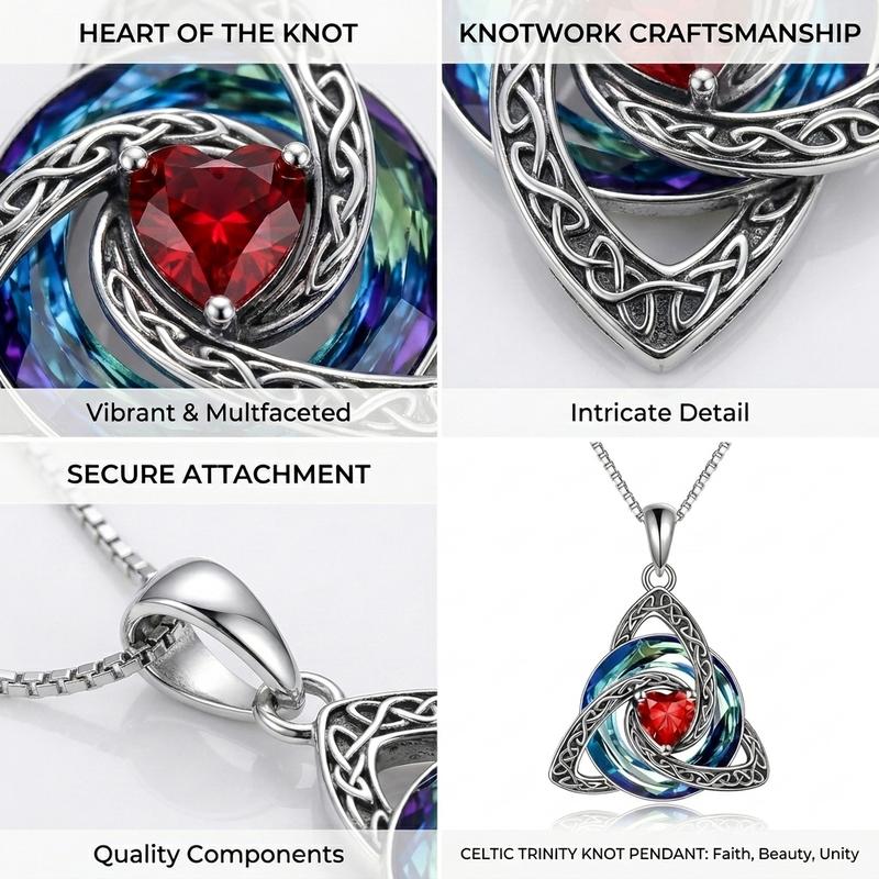 Evina™ Witch Knot Birthstone Necklace