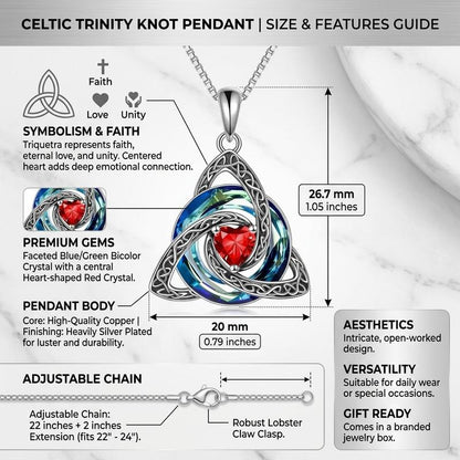 Evina™ Witch Knot Birthstone Necklace