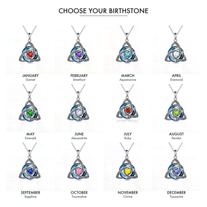 Evina™ Witch Knot Birthstone Necklace