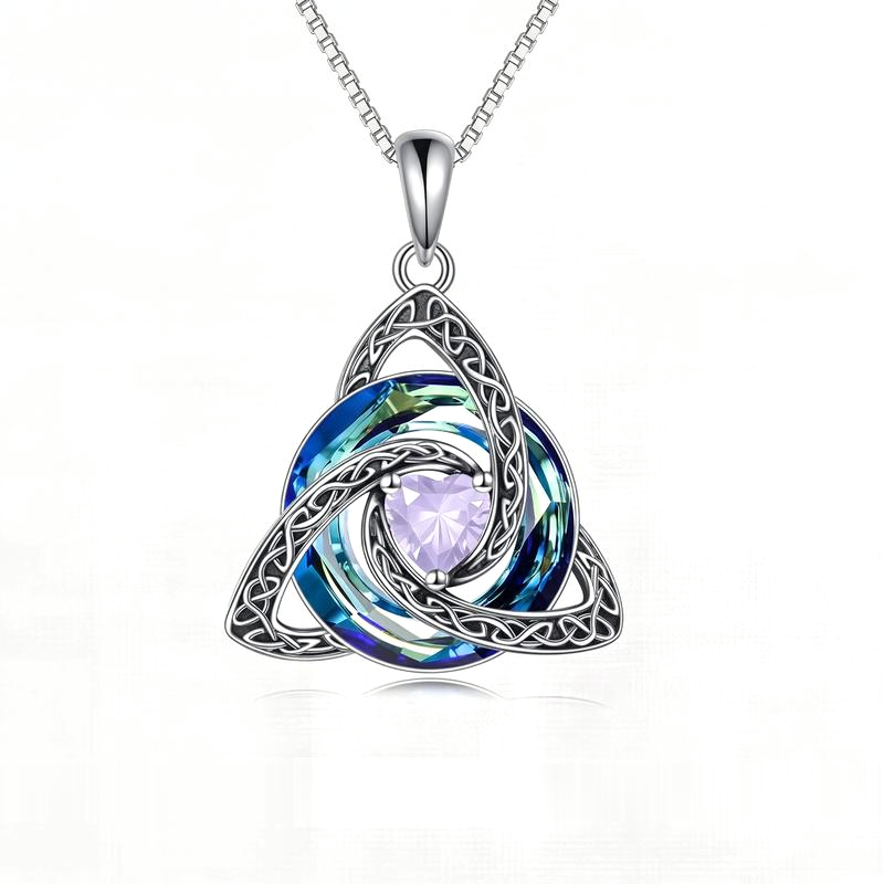 Evina™ Witch Knot Birthstone Necklace