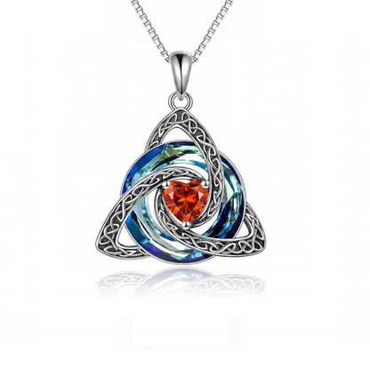 Evina™ Witch Knot Birthstone Necklace